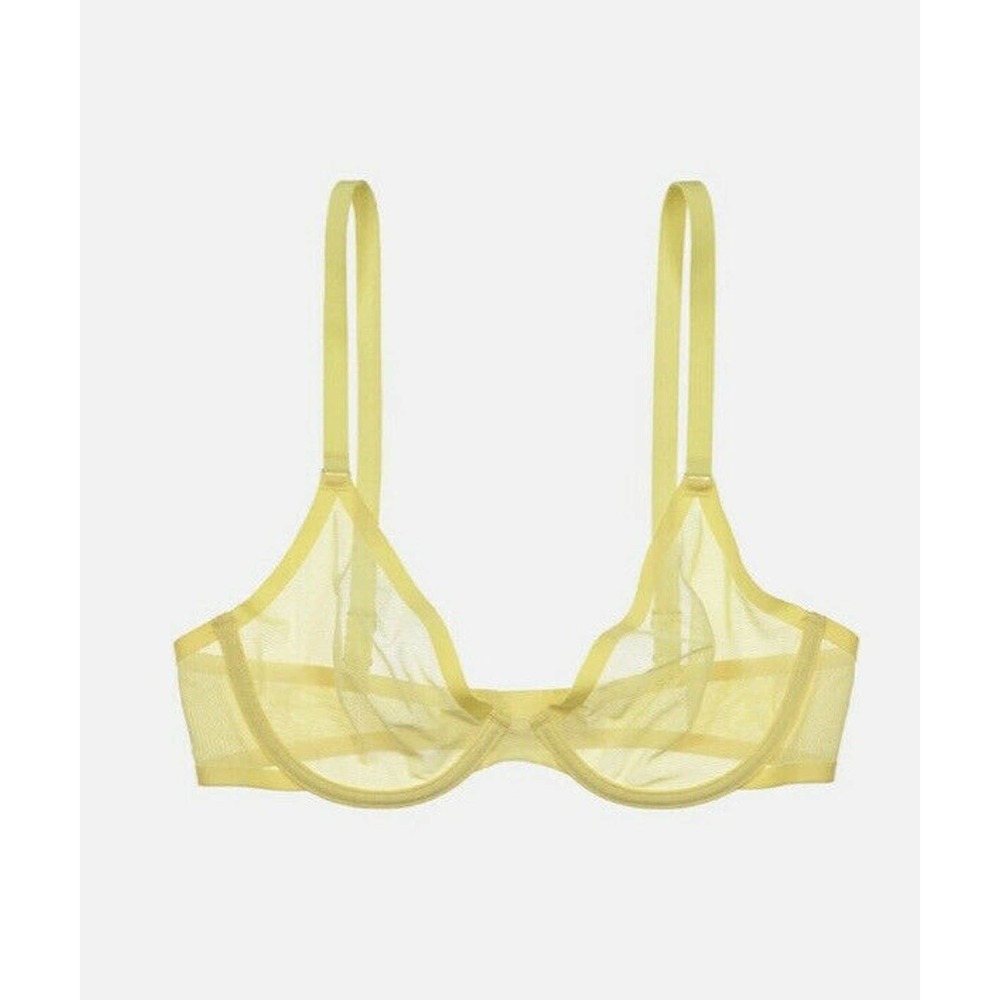 CUUP 32C The Plunge Citrine Bra